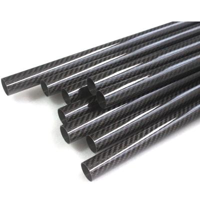 China 4 5 6 Carbon Fiber Tube Large Dimension High Strength Carbon Fiber Rod Manufacturer for sale