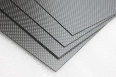 China Hot Sales 500*1000mm 3K Plain Matte Carbon Fiber Board for sale