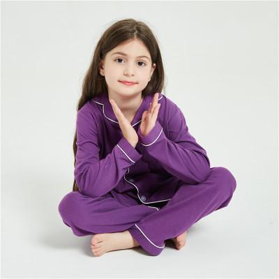 China QUICK DRY wholesale kids cotton pajamas set unisex size 170 long sleeve sleep suit for sale