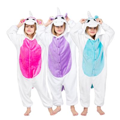 China Cheap Thermal Popular Super Soft Flannel Fleece Unicorn Animal Pajamas Kigurumi Onesie for sale