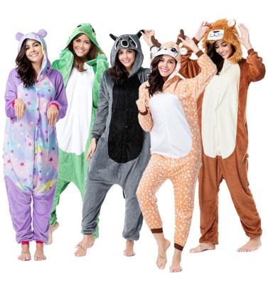 China Clearance Prices Thermal Fleece Kigurumi Onesie Jumpsuit Unisex Cartoon Costumes for sale