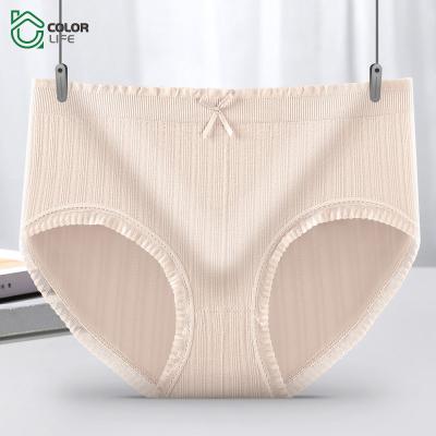 China QUICK DRY new design comfortable underwear women nylon sexy girl used thongs panties for sale