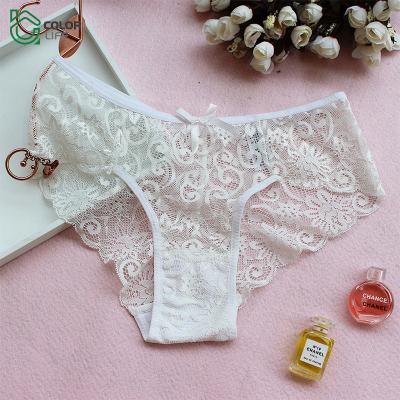 China Dropshipping Fashion Women's Sexy Panties and Thongs QUICK DRY Breathable Lace Underwear for sale