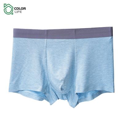 China New Arrival High Quality Men's Breathable One Piece Four Shots Solid Color Cotton Corner Oversized Underwear for sale