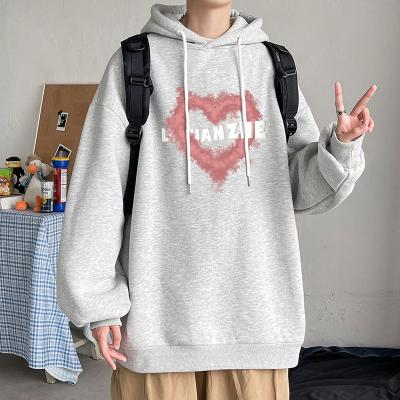 China The other 2021 autumn new Hong Kong large-scale hoodie M-5X HW21522-S35 style inside view for sale