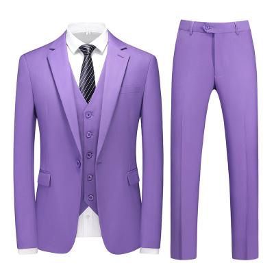 China The other foreign trade 13-color western waiter three-piece loose size of M-6XL and a buckle men's suit sell not only S190 for sale