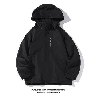 China 2022 new Hong Kong style autumn anti-pilling white bottom plus size load hooded jacket M-5X HJ22493-S85 for sale