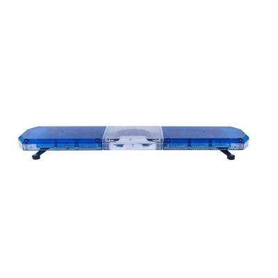 China With siren and speaker led warning lights long row blue ultra-thin Ling-shaped flashing lights dome lights ambulance for sale