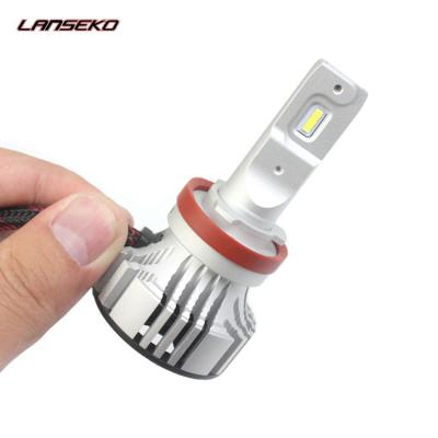 China Auto Led Headlight Wholesales F2 6000lm 40w Smaller Size Auto Led Headlight Bulb Dual Heat Dissipation System 9005 9006 h1 h3 h7 h8 h9 h10 h11 for sale