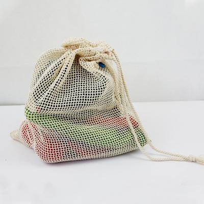 China Eco Friendly Cotton Tote Mesh Shopping String Net Bag For Vegetables for sale