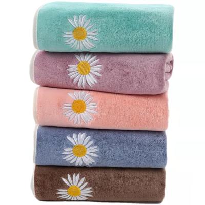 China QUICK DRY Towel Set Super Fiber Thickened Absorbent Household Towel for sale