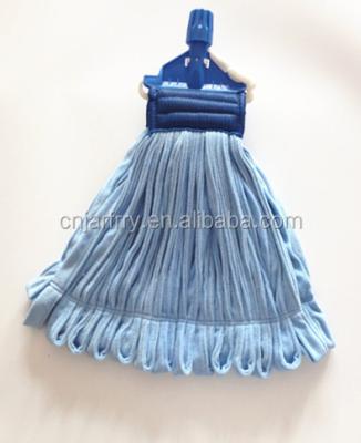 China Broom looped end microfiber tube viable for sale