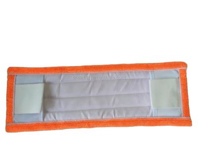 China Sustainable Microfiber Wet Mop Pad With No-plug Ears , Used Two Kinds Of Replacement for sale