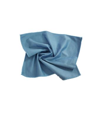 China Sustainable Household Kitchen Cleaning Cloth Blue Glass Microfiber Cloth for sale