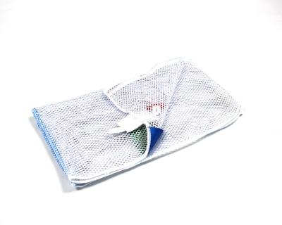 China Large Size Drawstring Eco-friendly Good Mesh Laundry Delivery Wash Bag for sale