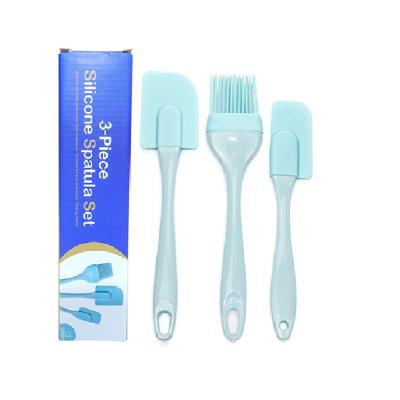 China Viable Promotional Silicone Pastry Bakeware Cake Spatula Brush for sale