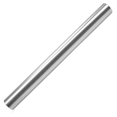 China Sustainable 40cm Stainless Steel Rolling Pin For Baking Pizza Dough Roller Pastry Tools for sale