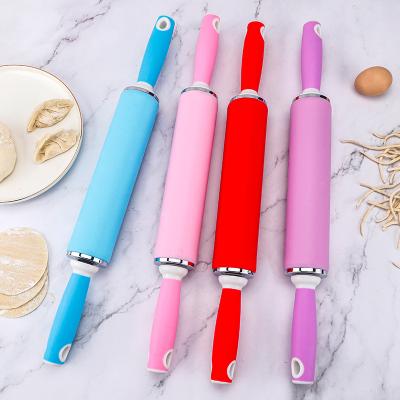 China Viable Silicone Rolling Pin With 3 Different Size Rolling Dumpling Pizza Dough Baking Tools for sale