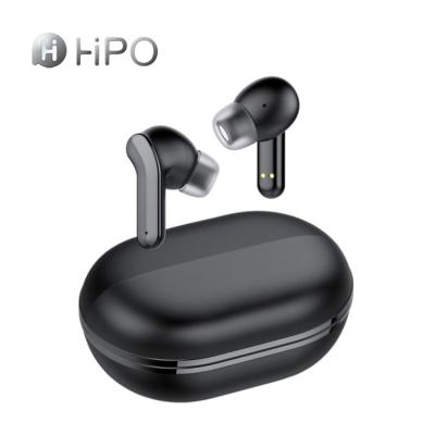 China In-ear Hipo Noise Canceling Mini Invisible Tws Earbuds T90NR Noise Reduction BT 5.0 Radio Earphone for sale