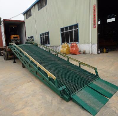 China Ce-approved hydraulic mobile ramp/hydraulic yard ramp/hydraulic container ramp/hydraulic dock ramp/hydraulic truck ramp 2.8mx2m for sale