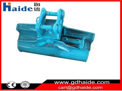 China Q345B+HARDOX 1.6-8 Ton Mini Wheel Excavator Mud Tipping Bucket for sale