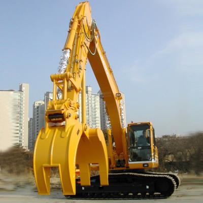 China Heavy Duty Rock Grabber Mechanical Rock Grapple Excavator for sale