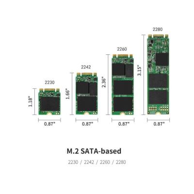 China 1TB Fast Solid State Drive 6Gb/s M.2 2280 SATA Disk Memory with Western Digital 3D NAND Flash Technology for NAS Applications for sale