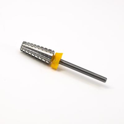 China Nail Polishing Durable Titanium Volcano Carbide Nail Drill Bit TIN for Nail Drill for sale