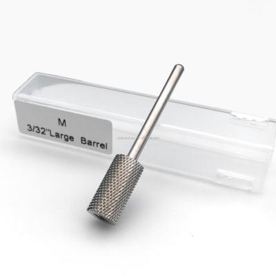 China Tungsten Carbide (>. <)! ! ! ! ! Medium Carbide Bits Large Barrel Nail Cutter Cuticle Carbide Nail Bits for sale