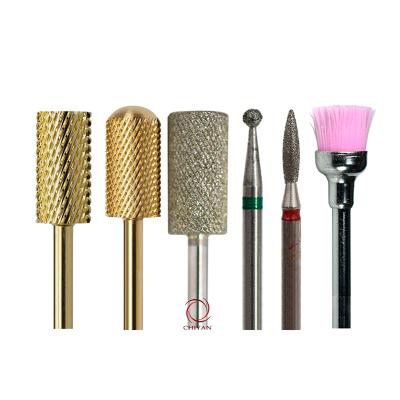 China Wholesale Pure Tungsten Carbide Nail Kit Manicure Tungsten Carbide Diamond Bit Bit 7 Pcs Nails Drill Bit Set for sale