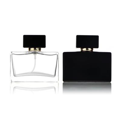 China NEW Square 2023 Square Empty Perfume Bottle 50ml Glass Perfume Bottles You Can Spray Paint for sale