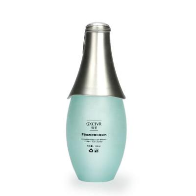 China Cosmetic Custom Design Unique Bottle Shapes Premium Matte Lotion Pump Bottles Empty Body Cream Bottle for sale