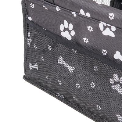 China Breathable Most Popular Products Waterproof Removable Convenient Soft Small Scratchproof Pet Kennel Seat With Seat Belt Luxury Dog Car Seat for sale