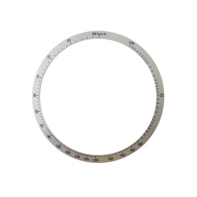 China Contemporary Design High Quality Control Watch Parts Aluminum Bezel Inserts 37.9mm Corrosion Resistance Nickel Free for sale