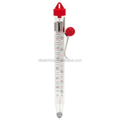 China Kitchen Thermometers Glass Candy Thermometer For Cooking for sale