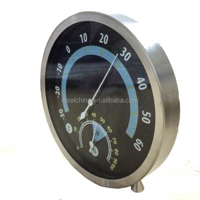 China Household No Battery Clock Thermometer Celsius Outdoor Hygrometer for sale