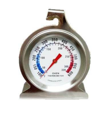 China Temperatures Recommended Oven Thermometer Stainless Steel Large Dial Cooking Thermometer Holder Dial Kitchen Cooking Supplies for sale