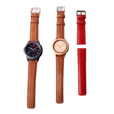 China Factory price fashion .sport .luxury.charm the first layer leather watchband leather strap of the new for sale