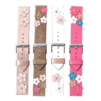 China Fashion luxury popular original handmade leather strap simple vegetable tanned cowhide strap unisex watch band\dress for sale