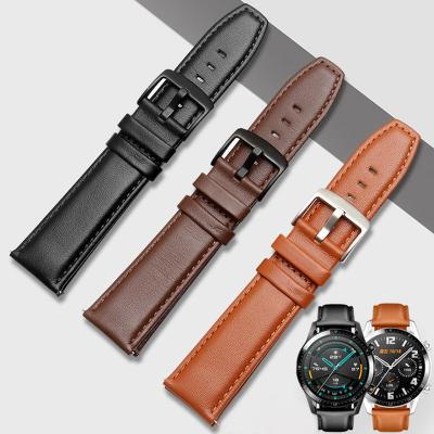 China Fashion factory custom suitable for Huawei GT2 watch with GT2pro leather strap 46mm men's and women's watch gt2e glory sports strap for sale