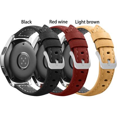 China Fashion luxury popular\sports suitable for Huawei GT3/GalaxyWatch3/Jiamin/fitbit smart watch matte suede leather strap for sale