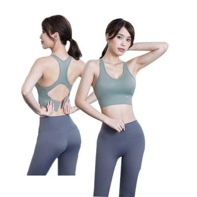 China Hot Sale Breathable Sports Bra Padded Workout Yoga Fitness Wear Sports Bra Fitness And Yoga Wear for sale