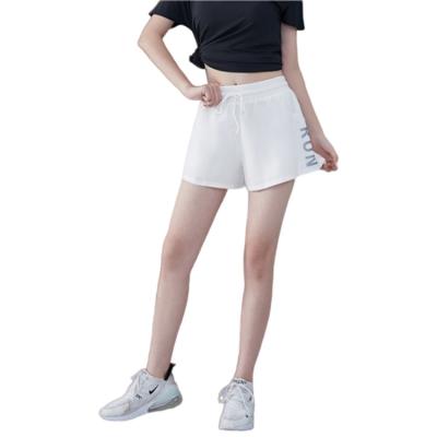 China Breathable Yoga Shorts High Waist Fitness Running Fitness Shorts Bike Shorts With Side Pockets for sale