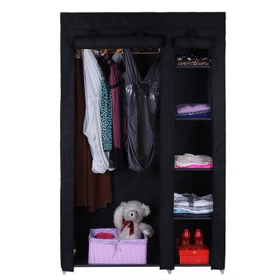 China Hot Cheap Non-woven Single Detachable Detachable Folding Foldable DIY Cloth Wardrobe Cloth Closet Cabinet Organizer for sale