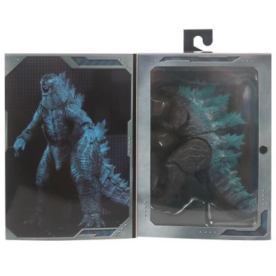 China King of Toy Godzilla Handheld Movable Cartoon Model of the Monsters Godzilla vs. King Kong Movie Edition Lotus Movable Toy Red for sale