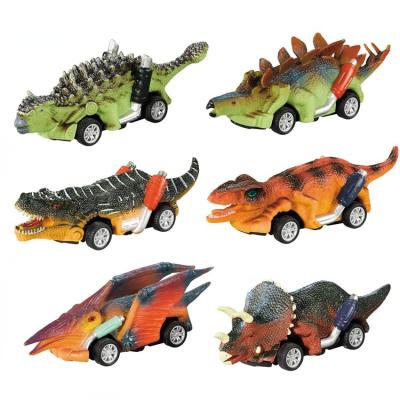 China Friction Toy Dinosaur Toy Return Car, 6 Pieces Of Dinosaur Toys, Suitable For 3 Year Old Boys Children, Boy Toys Age 3, 4, 5 Years Old Above, for sale