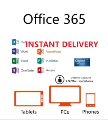 China Delivery Within 24 Hours Offlce 365 Pro Plus 5PC Office 365 Software Office 365 Activation 100%Online Account+Password Office 365 for sale