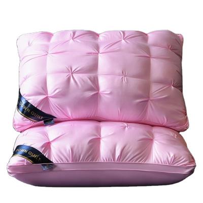 China 1000g 48x74cm Hilton Hotel anti-static bantal pillow 1kg new design high quality flower soft and twist support for sale