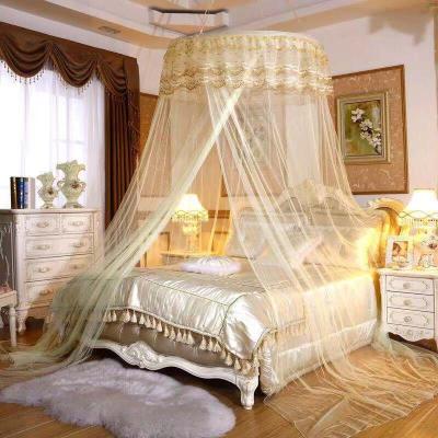 China Household Folded Double Princess Roll Up Free Installation Silent Luxury Mosquito Net for sale