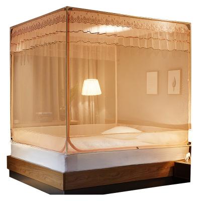 China Home portable silent mosquito net designed on quilt cover and bottom for sale